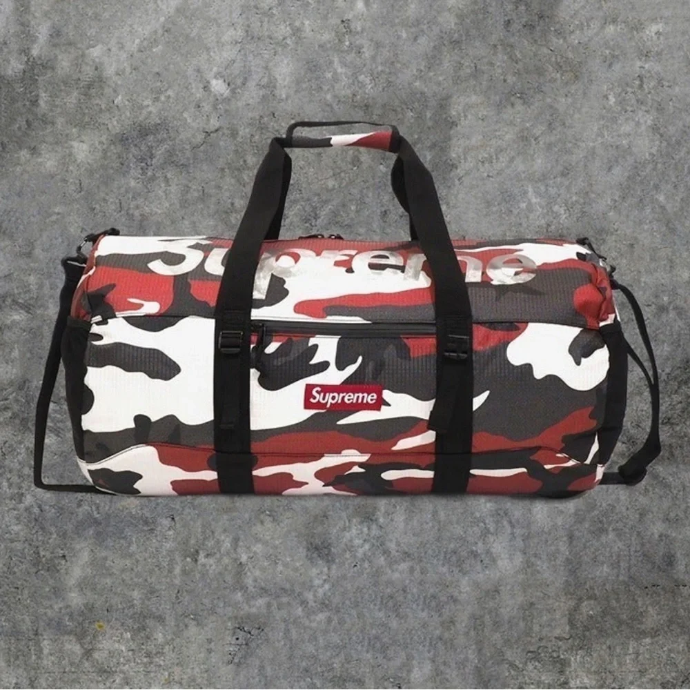 Supreme | Bags | Supreme Ss2 Red Camo Duffle Bag | Poshmark